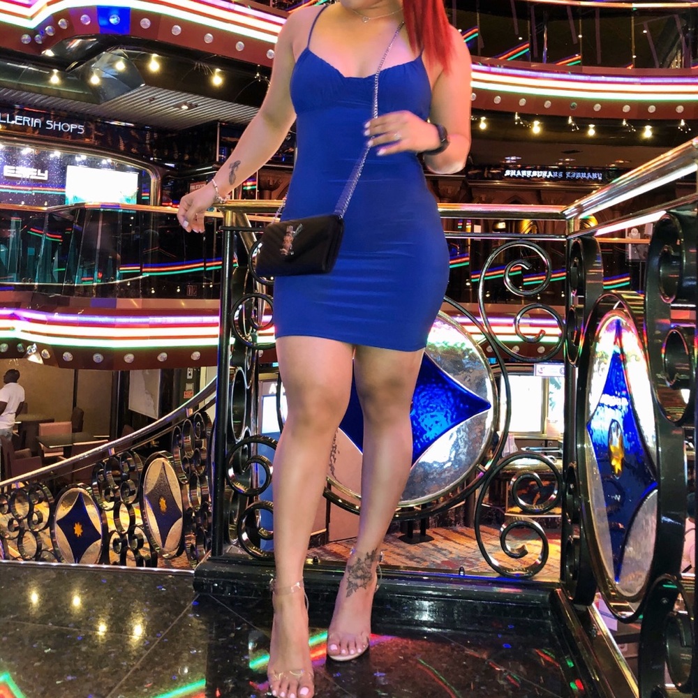 Tight Blue Dress